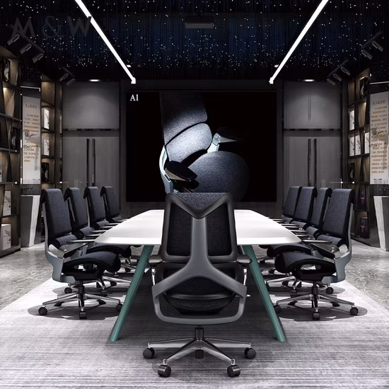 Fabric Back and Seat Ergonomic Human Design Swivel Office Manager Executive Chair